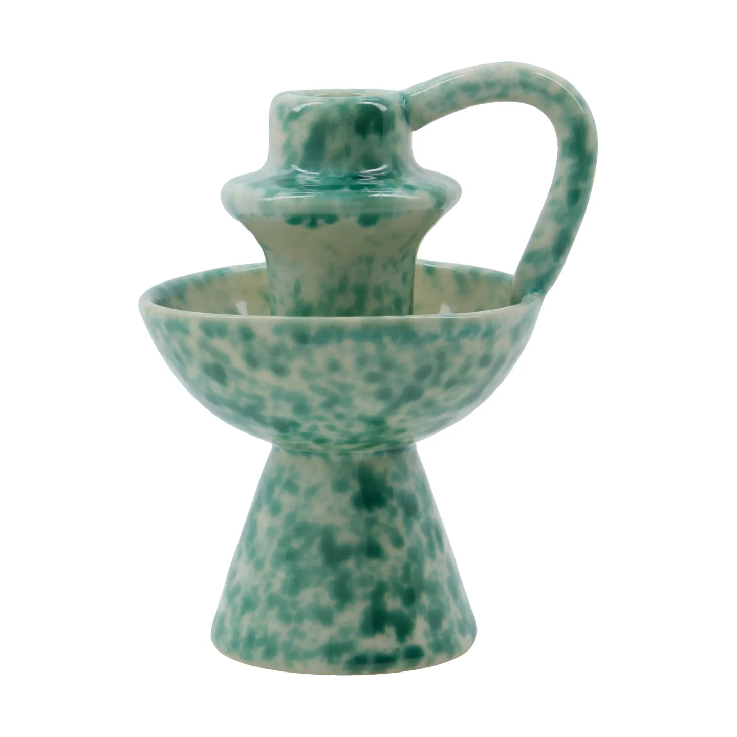 House Doctor Diva lysestage 14 cm Grøn