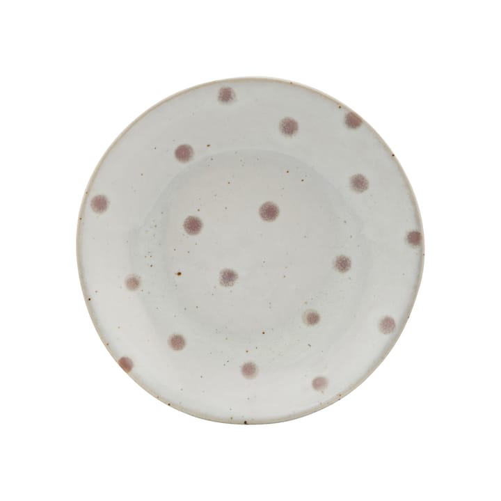 Dots tallerken Ø15,7 cm, Hvid/Gr�øn House Doctor