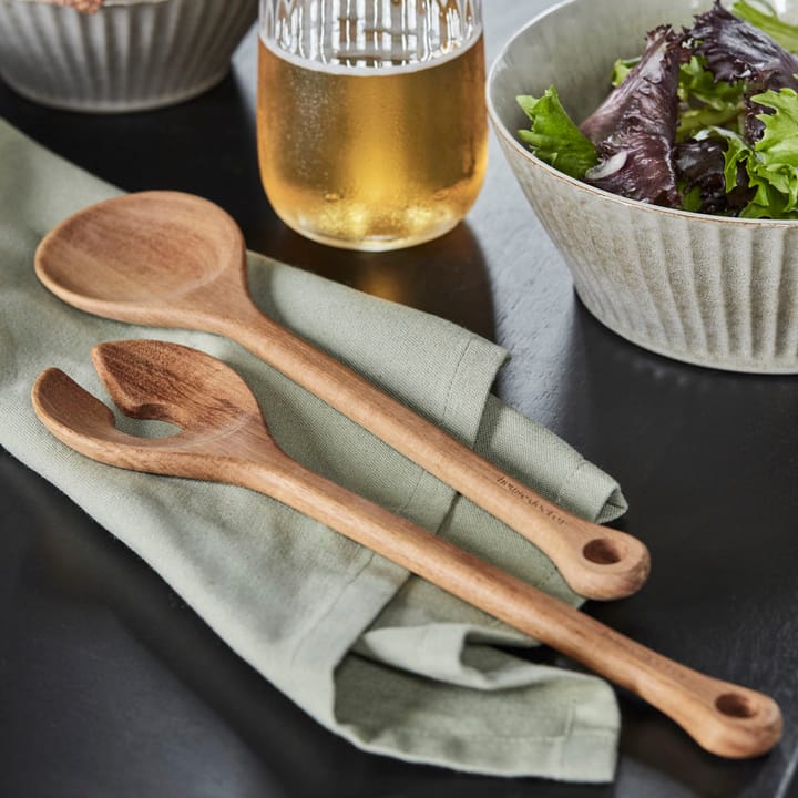 Eya salatbestik natur 2 dele, 27,5 cm House Doctor