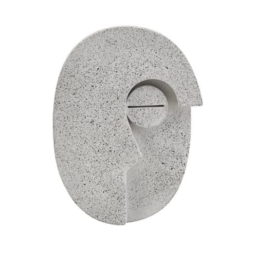 Face vægdekoration 14 cm, Grå House Doctor