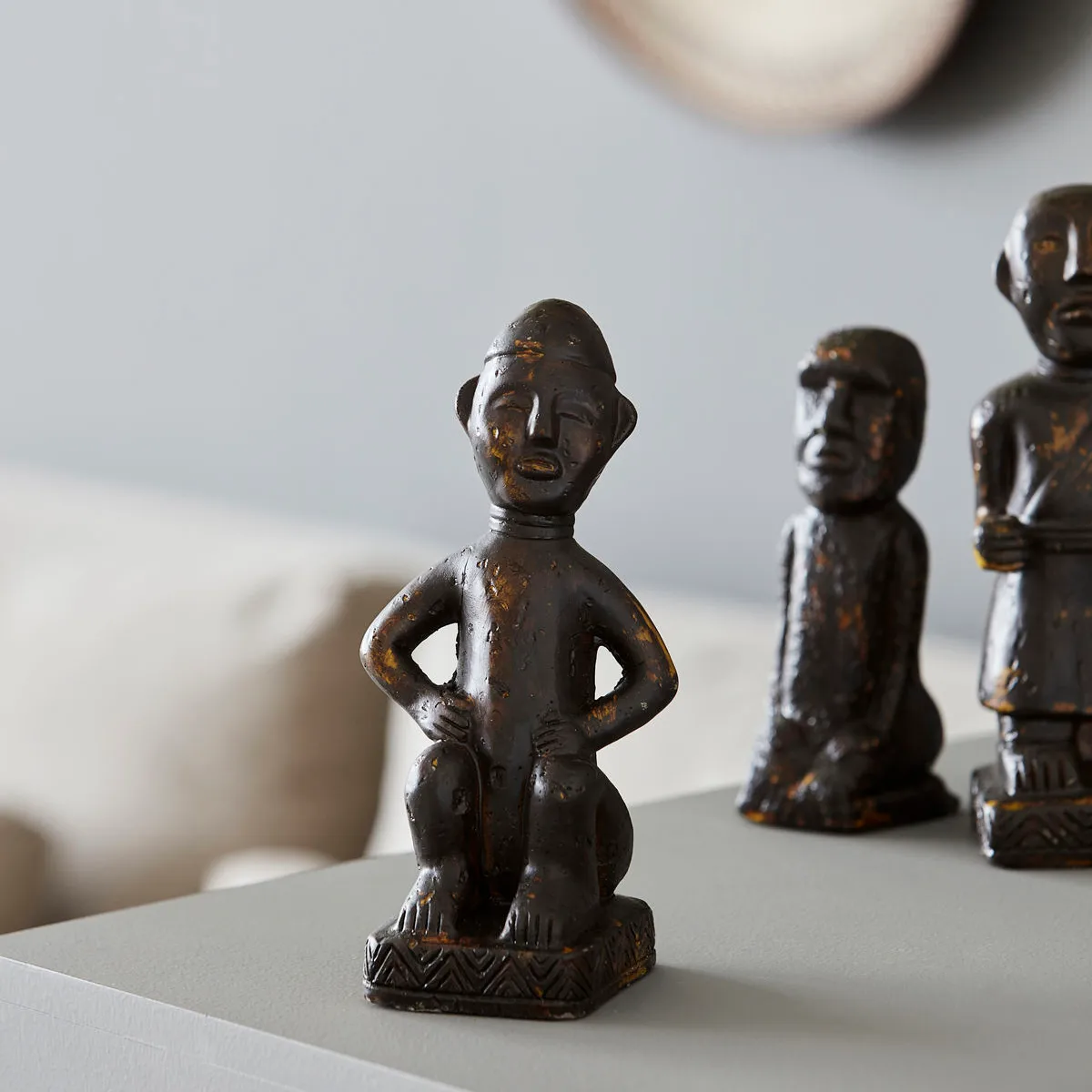 Figure skulptur 19 cm, Sort House Doctor