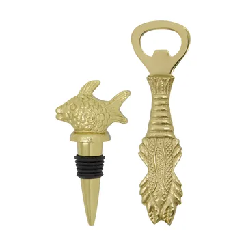 Fish barsæt 2 dele - Antik guld - House Doctor