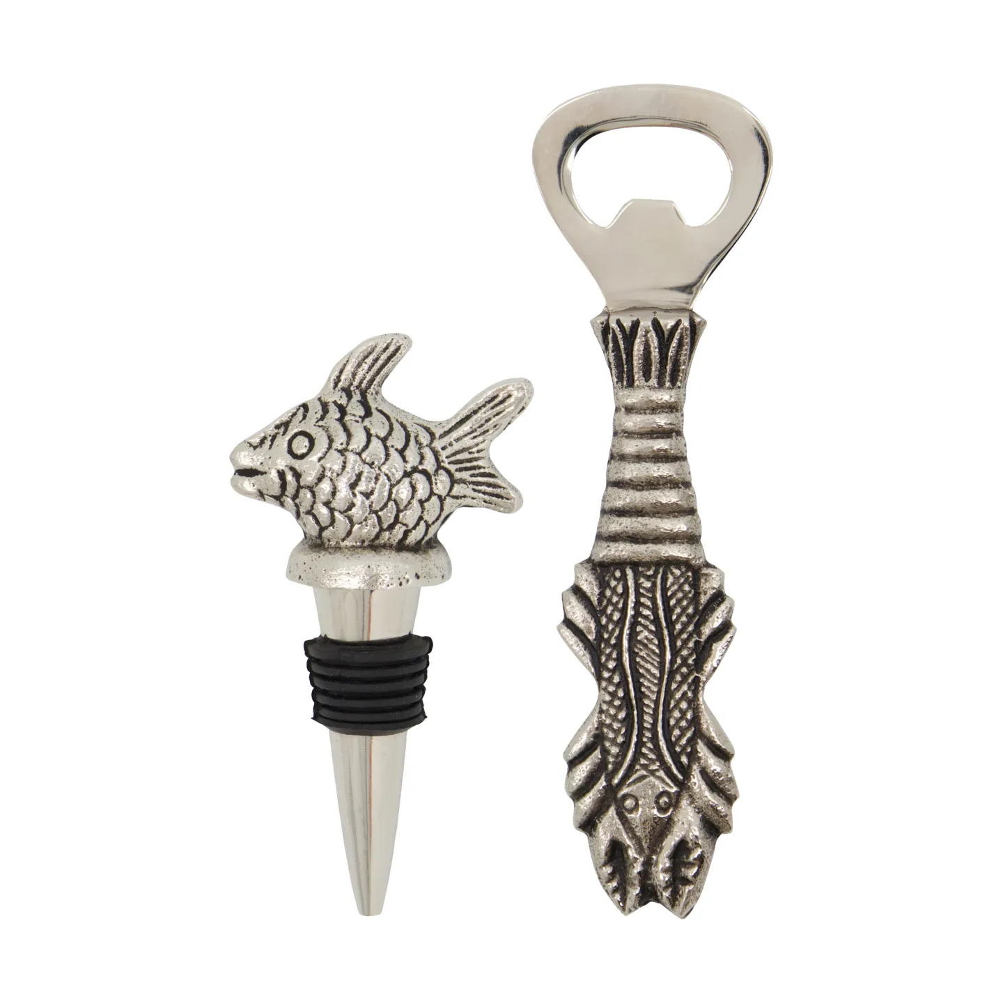 Fish barsæt 2 dele, Antik sølv House Doctor