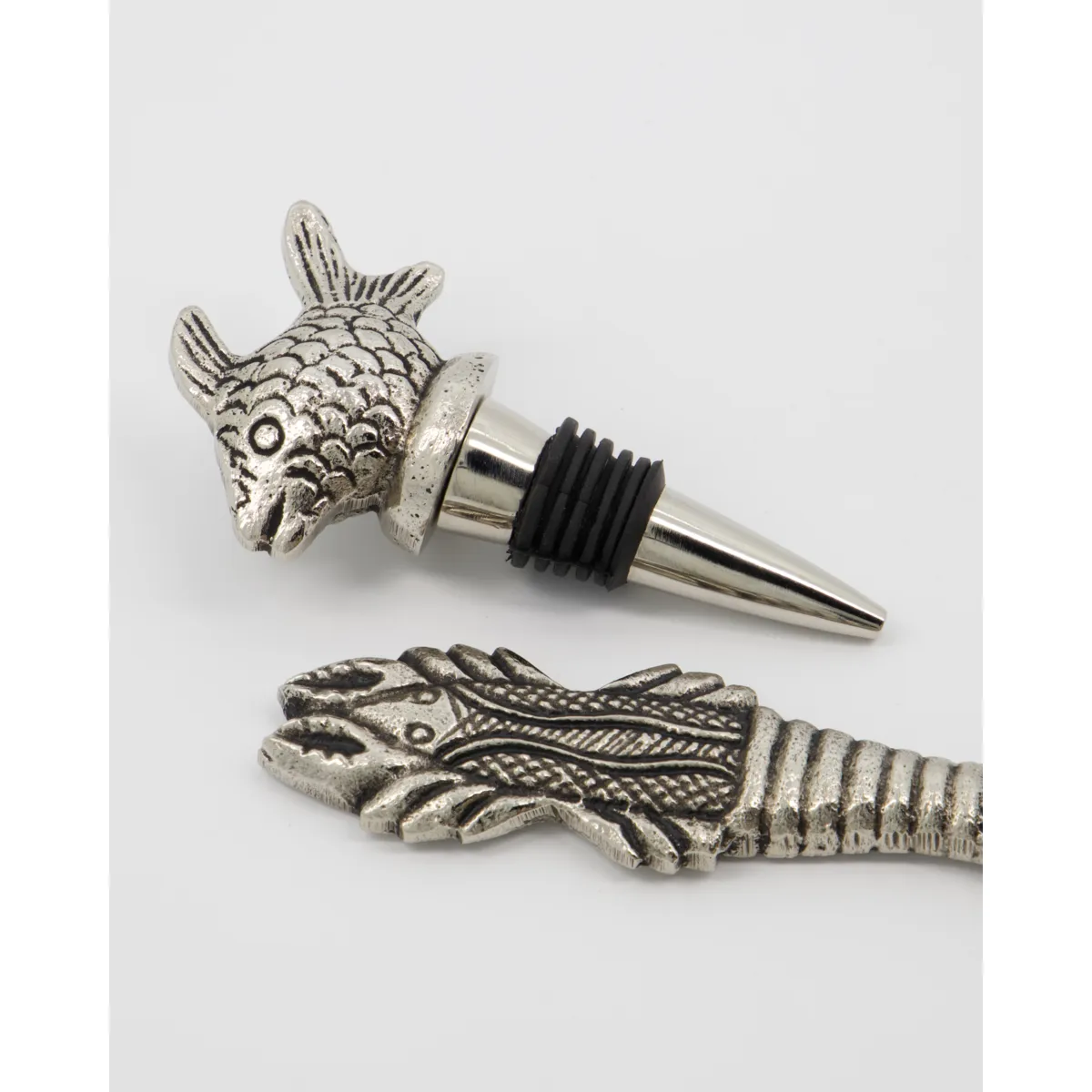 Fish barsæt 2 dele, Antik sølv House Doctor