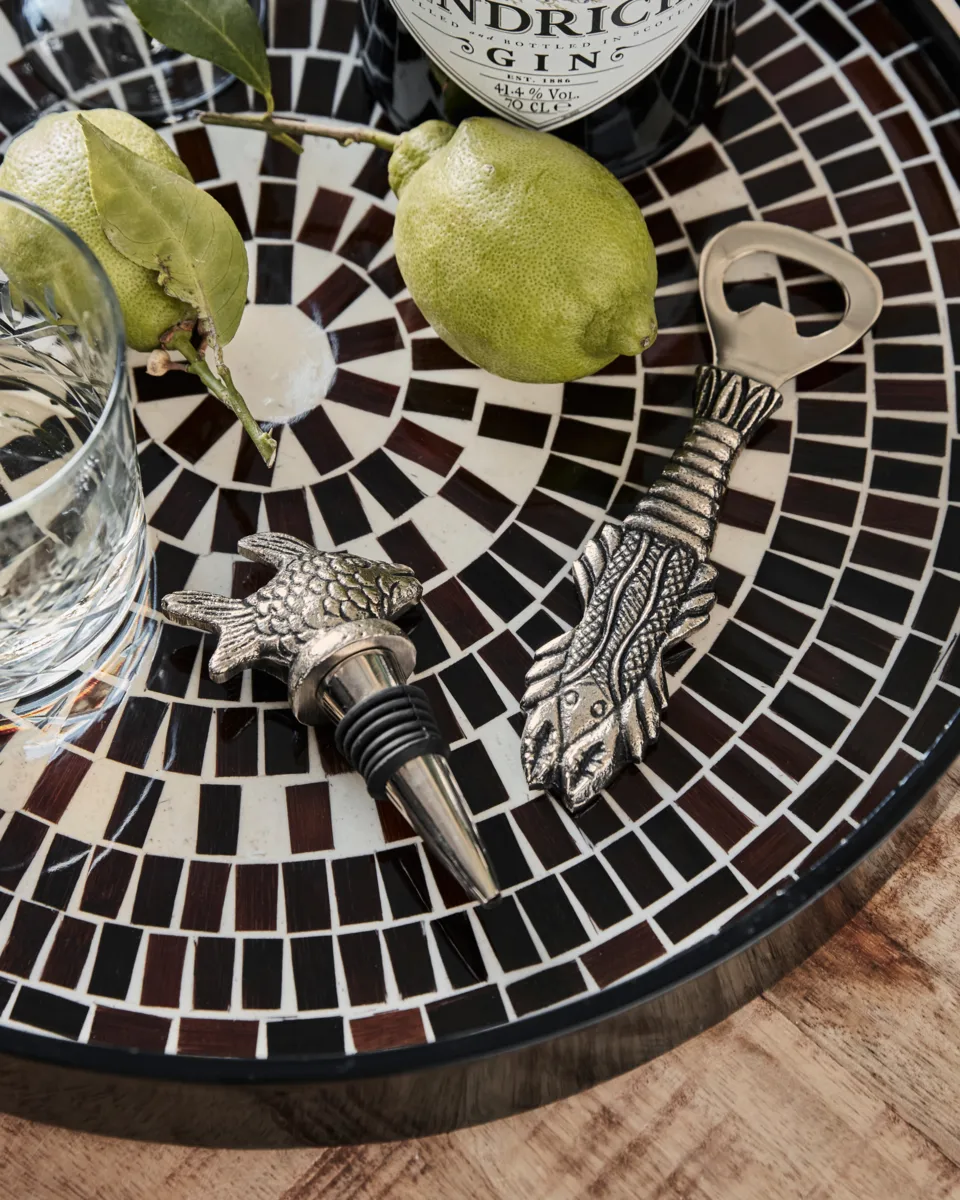 Fish barsæt 2 dele, Antik sølv House Doctor