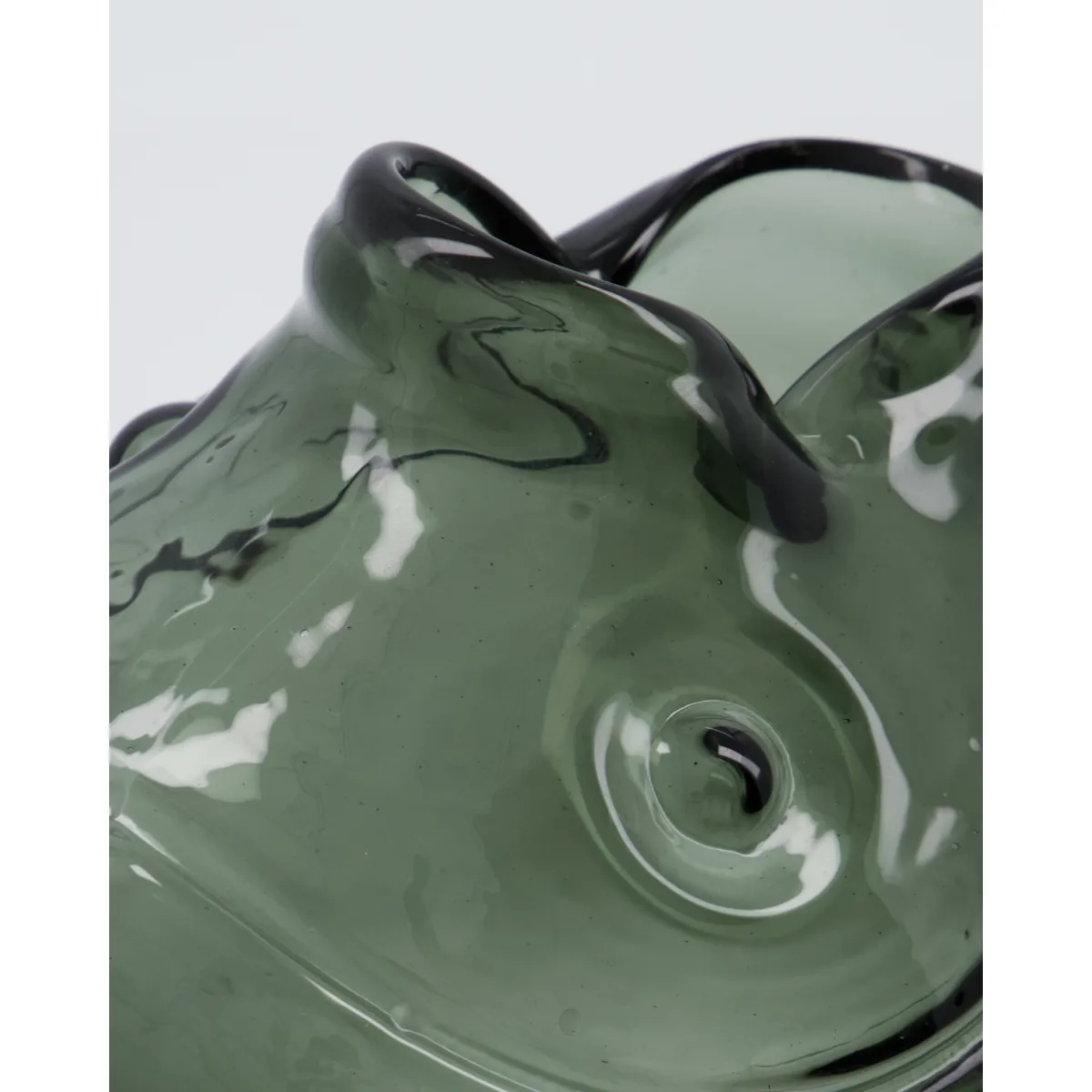 Fish vase 17,5 cm, Røggrå House Doctor