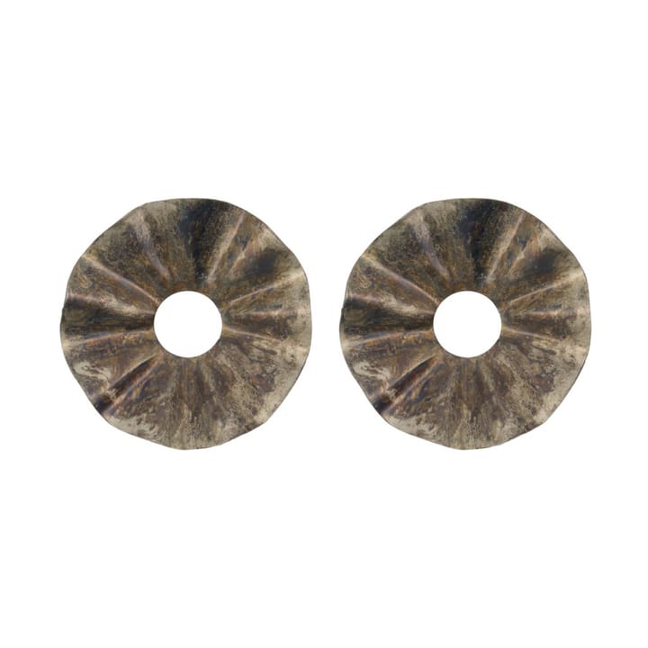 Flolo lysmanchet Ø8,5 cm 2-pak - Antikbrun - House Doctor
