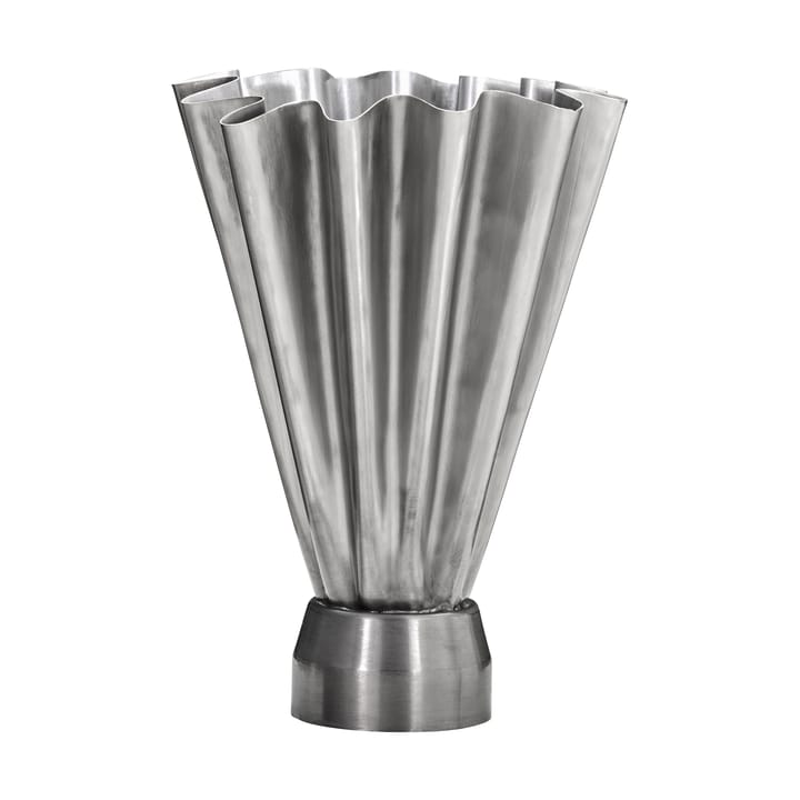 Flood vase Ø23 cm - Børstet sølv - House Doctor