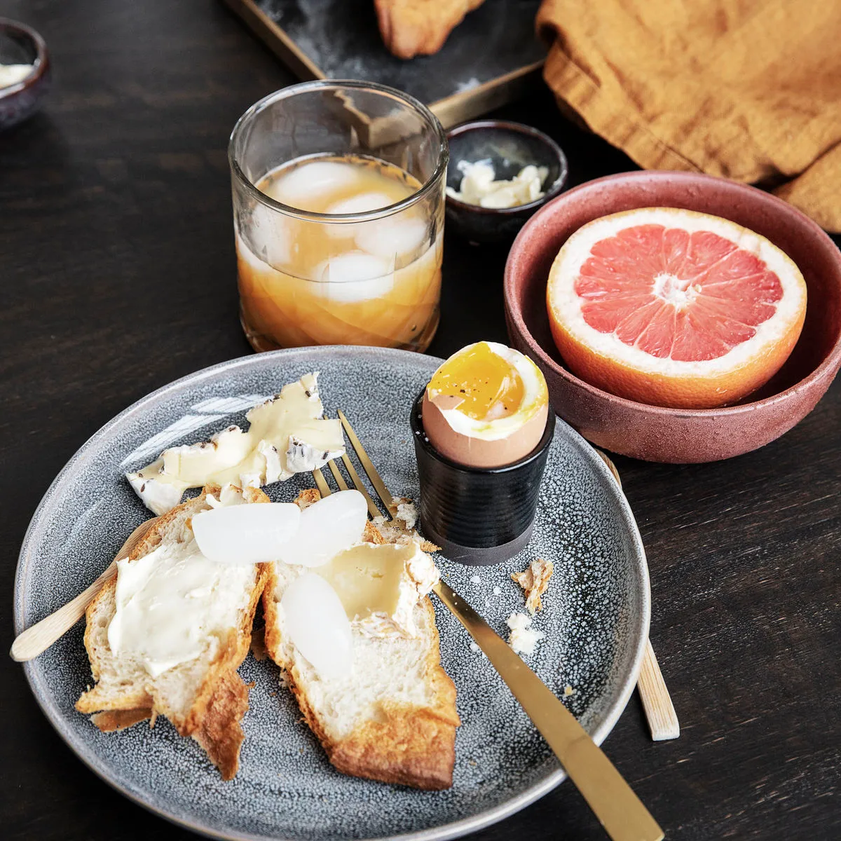 Golden gaffel, Rustfrit stål House Doctor