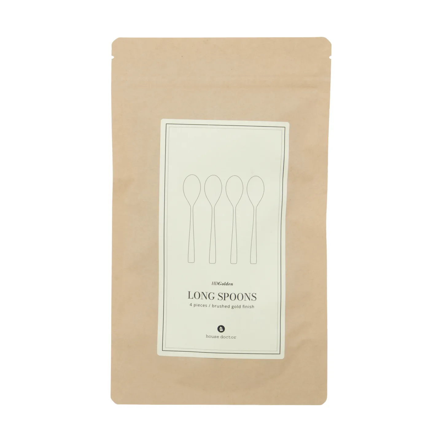 Golden lang ske 4-pak, Gylden House Doctor