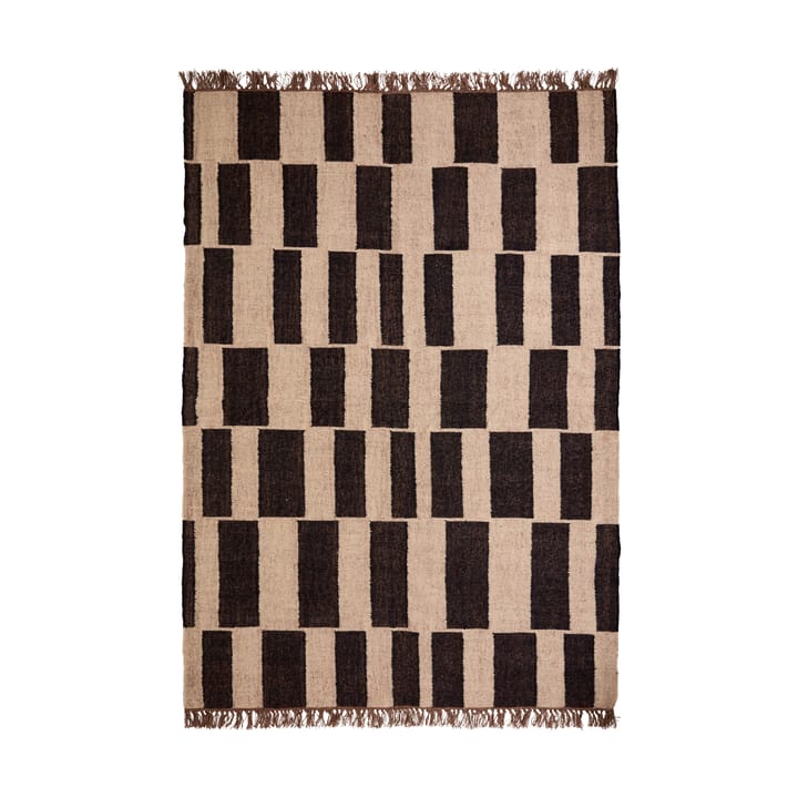 Graph måtte - Sort-natur, 160x230 cm - House Doctor