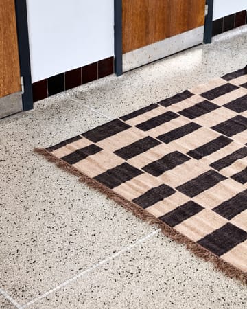 Graph måtte - Sort-natur, 160x230 cm - House Doctor