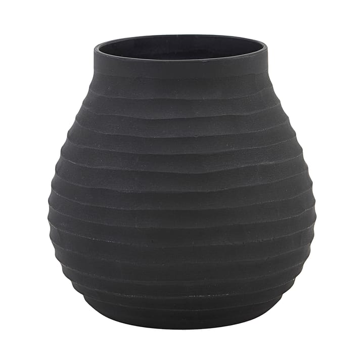 Groove vase 10 cm - Sort - House Doctor