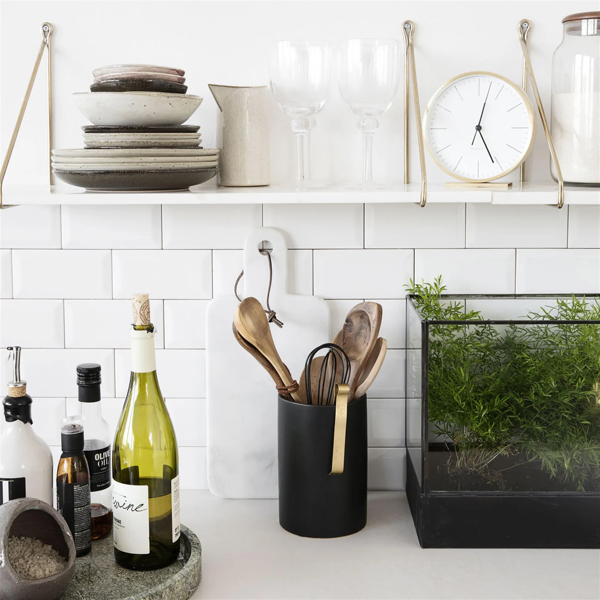 Hannah bordur 15 cm, guld House Doctor