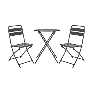 Helo café sæt med 2 stole - Grøn - House Doctor