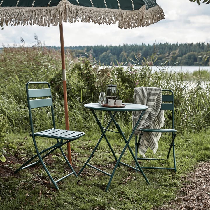 Helo café sæt med 2 stole - Mørkegrøn - House Doctor