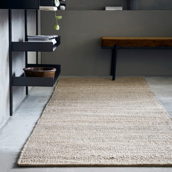 Hempi tæppe 90x300 cm, Lysegrå House Doctor