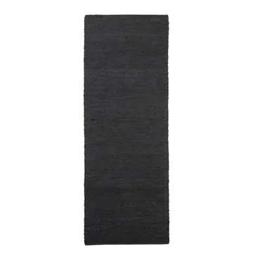 Hempi tæppe 90x300 cm - Sort - House Doctor