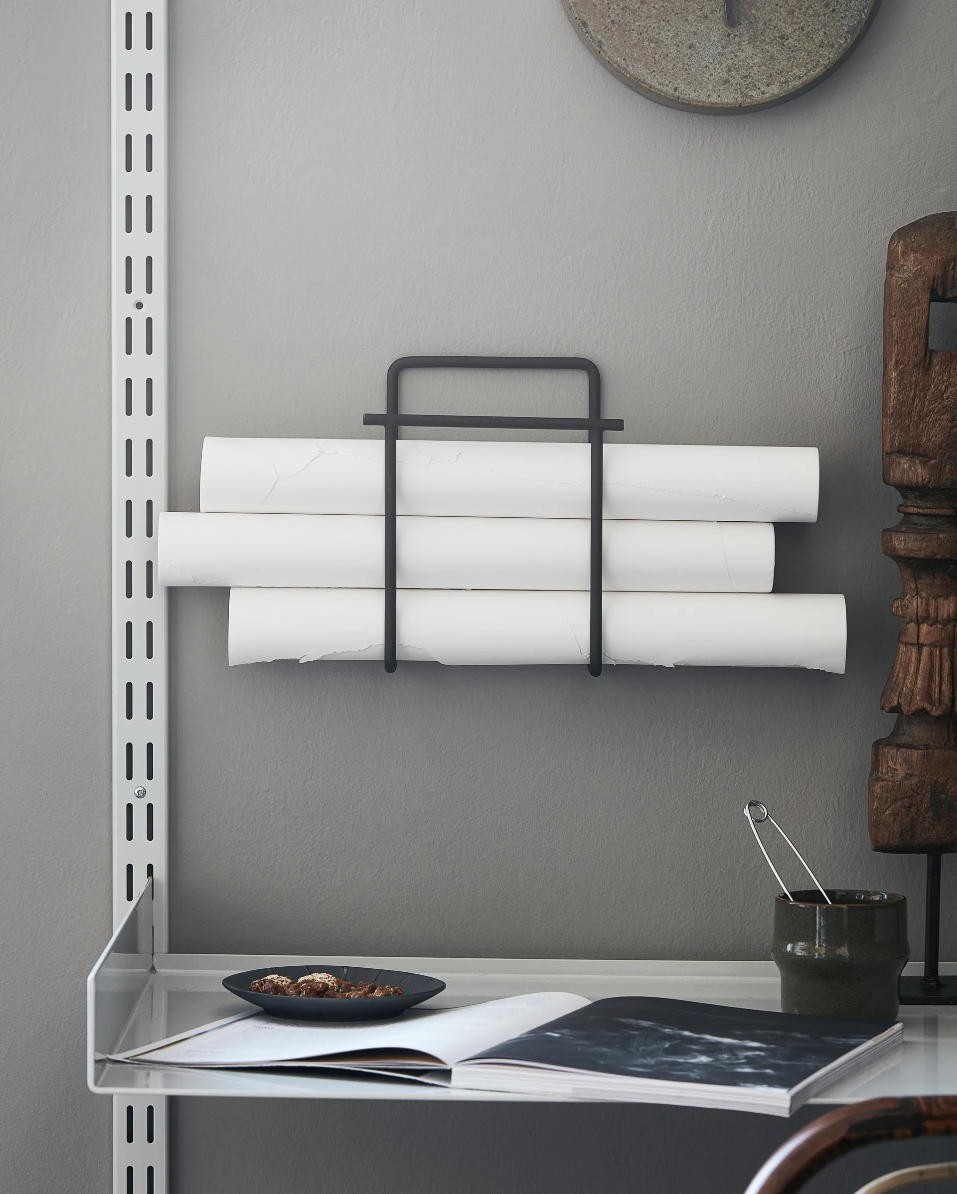 Hold magasinholder 22 cm, Sort House Doctor