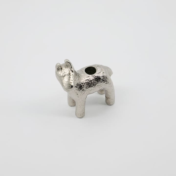 Horse lysestage 7,5 cm, Antiksølv House Doctor