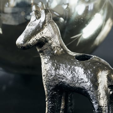 Horse lysestage 7,5 cm - Antiksølv - House Doctor