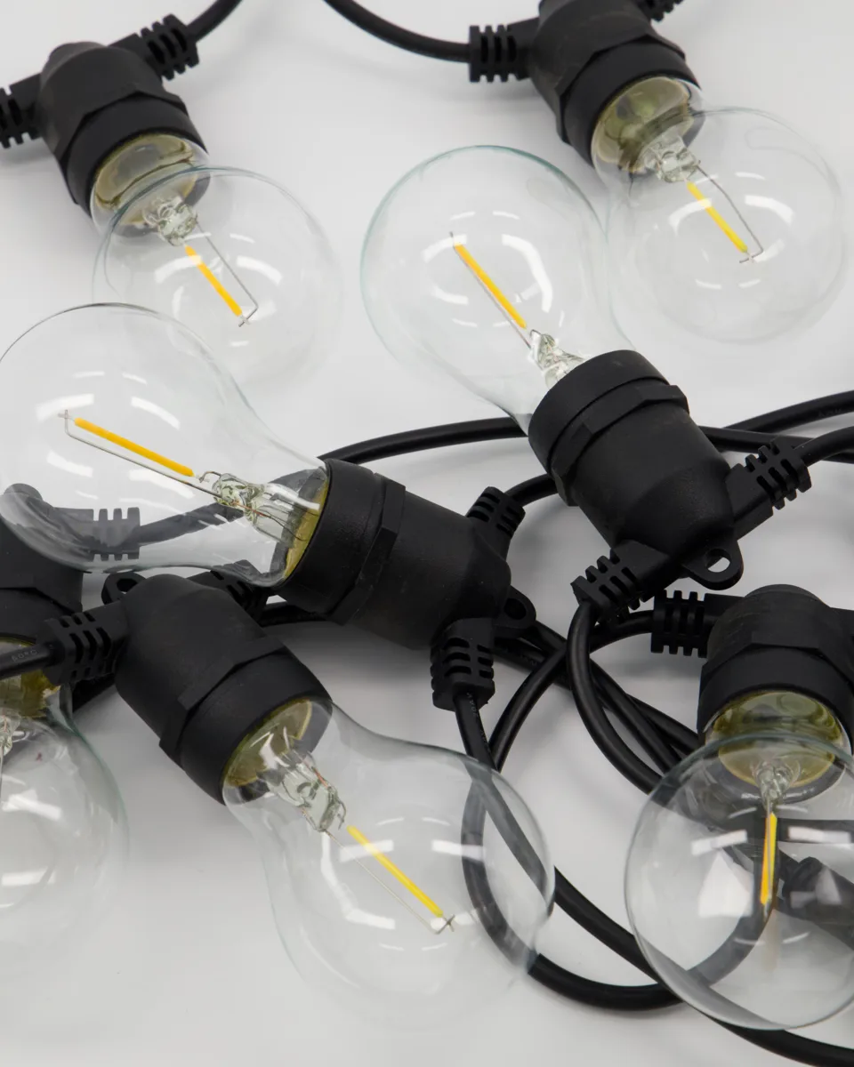 House Doctor lyskæde 840 cm, Sort House Doctor