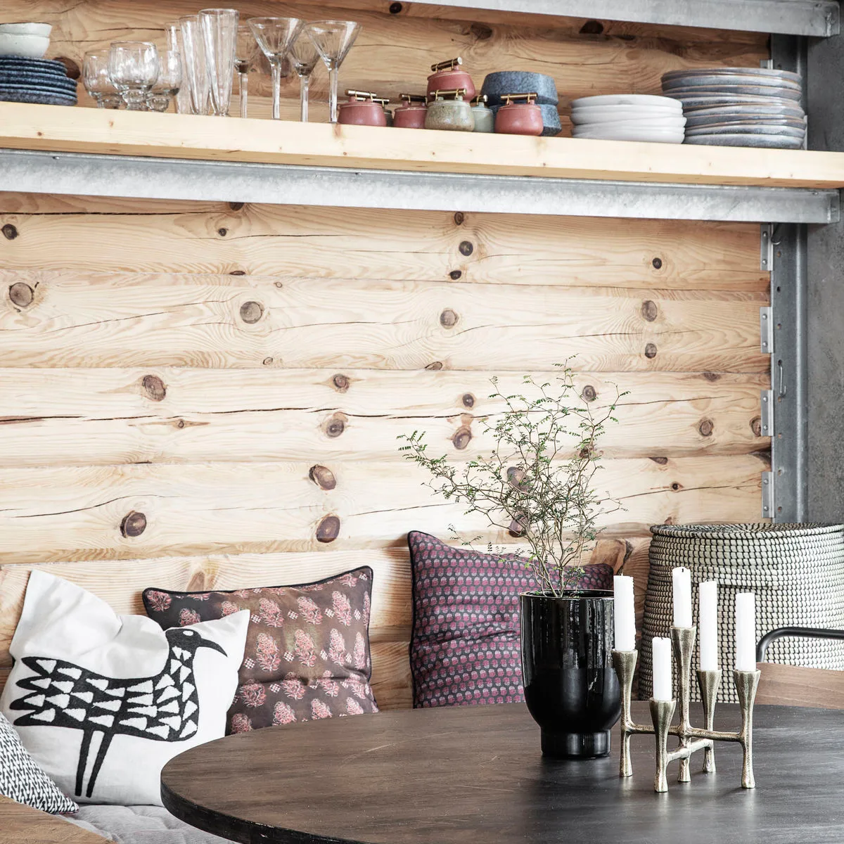 House Doctor pudebetræk med mønster, Lotus House Doctor