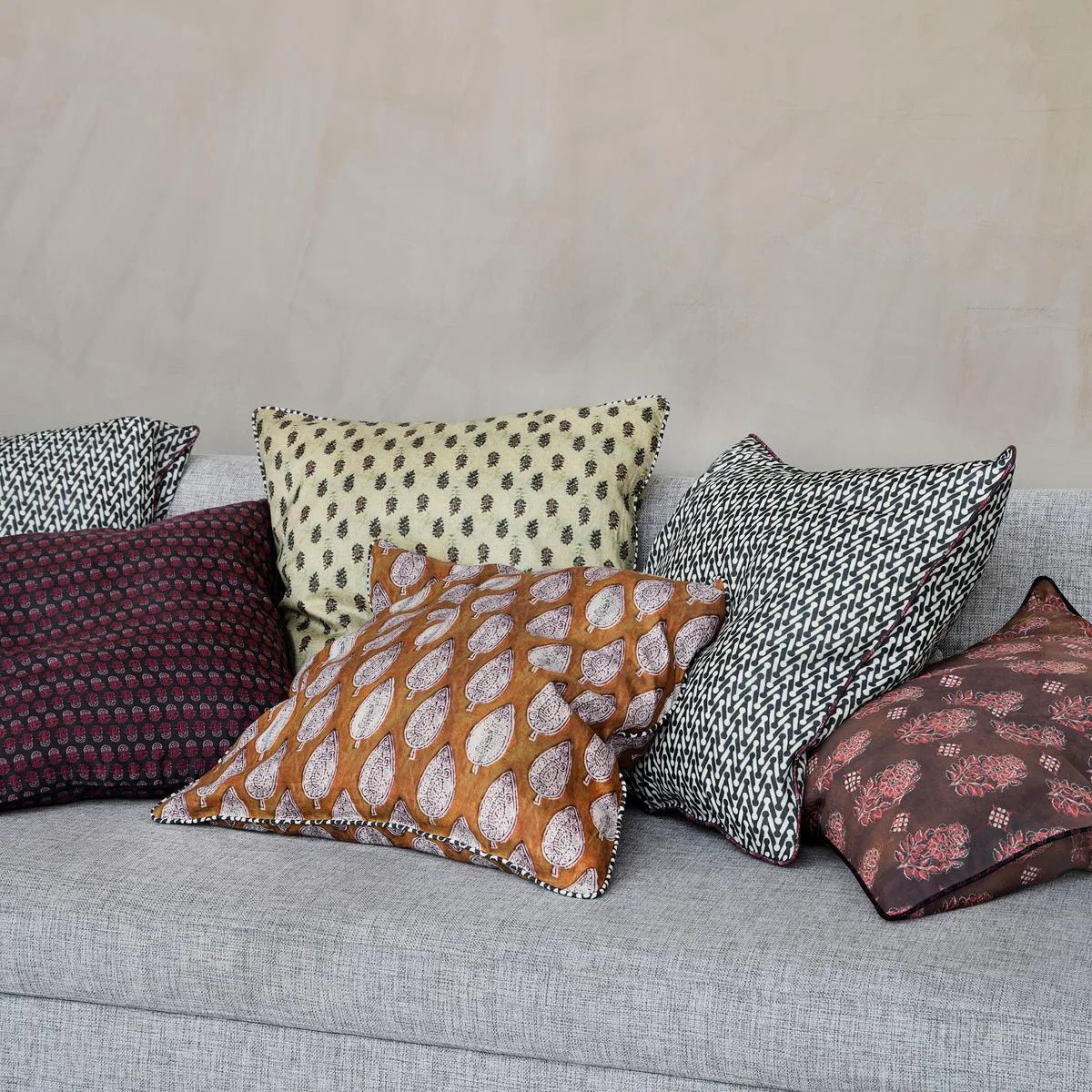 House Doctor pudebetræk med mønster, Lotus House Doctor