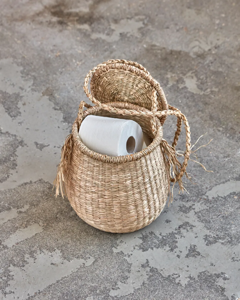 Isa opbevaringskurv Ø23 cm, Natur House Doctor