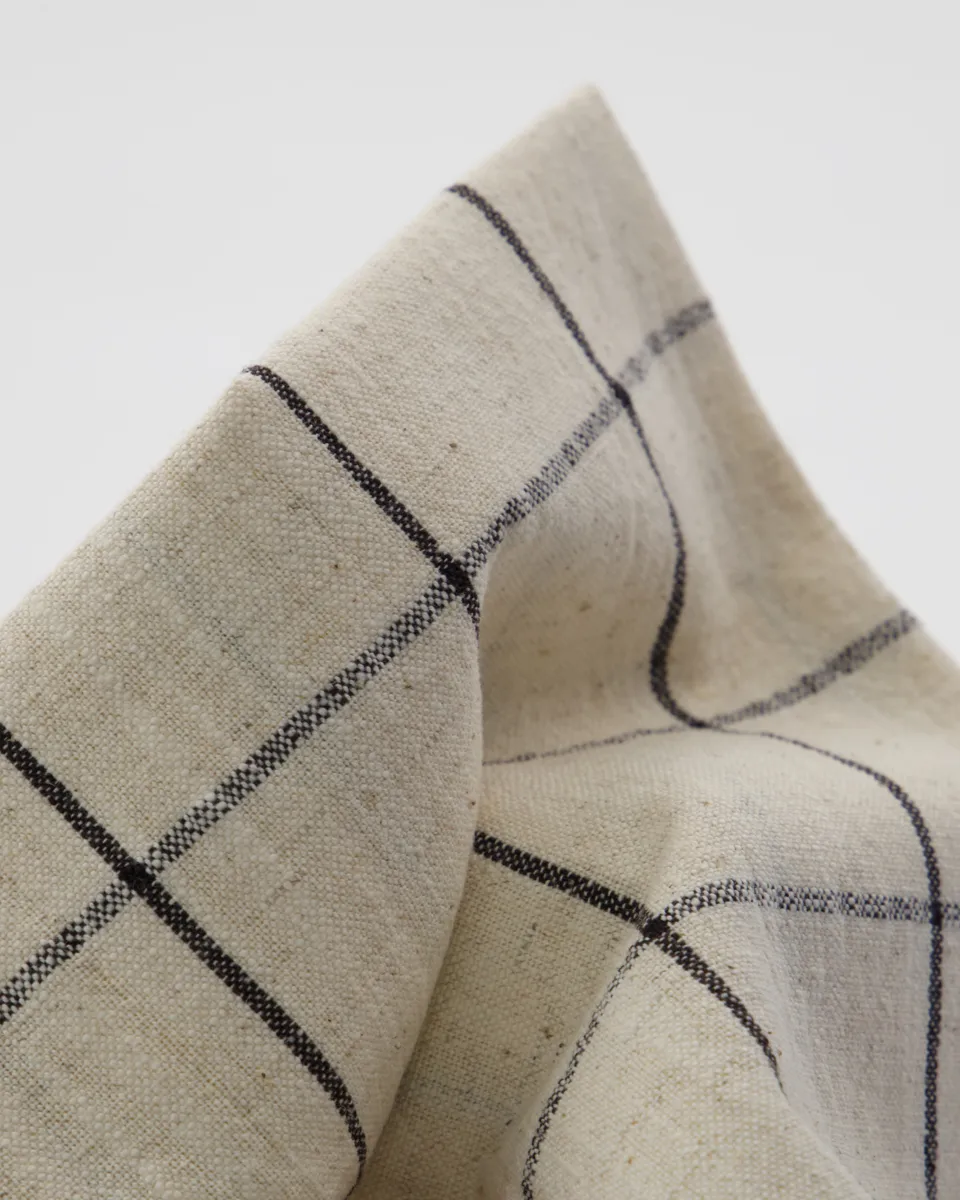 Join løber 40x140 cm, Sort-off white House Doctor