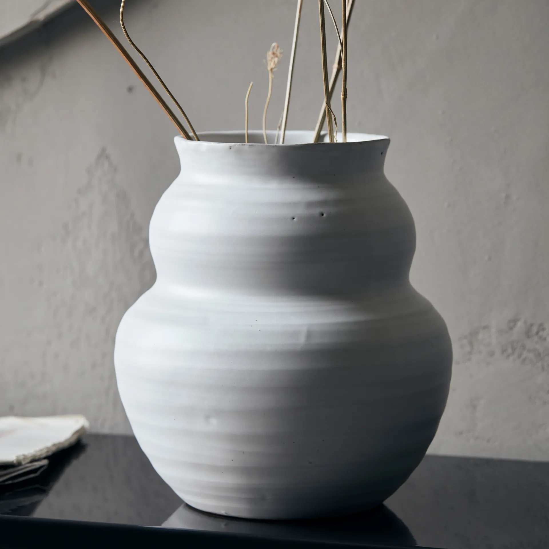 Juno vase 19 cm, Hvid House Doctor