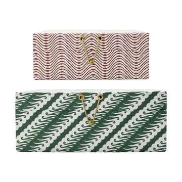 Keep opbevaringskasser rød-grøn - 2 dele - House Doctor