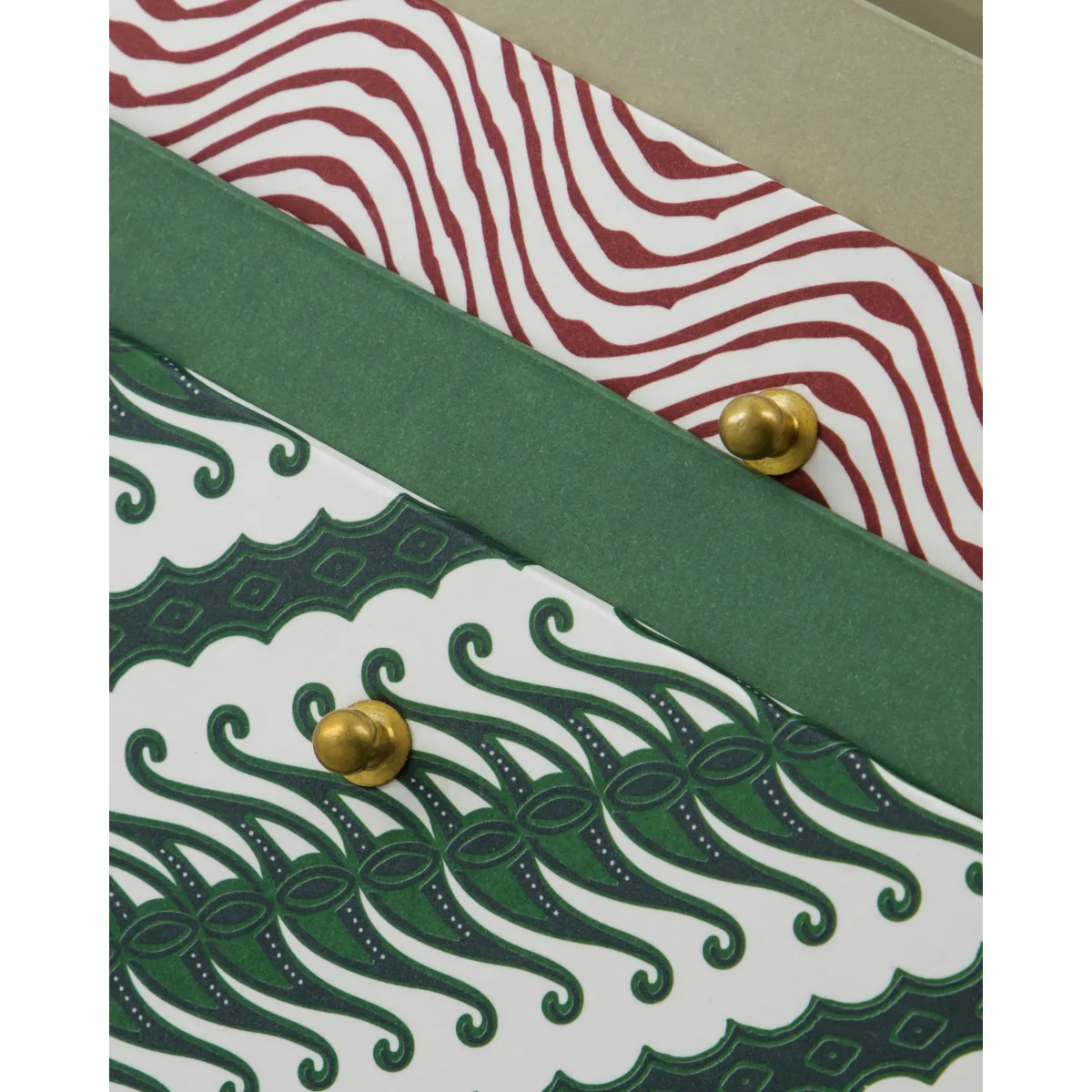 Keep opbevaringskasser rød-grøn, 2 dele House Doctor