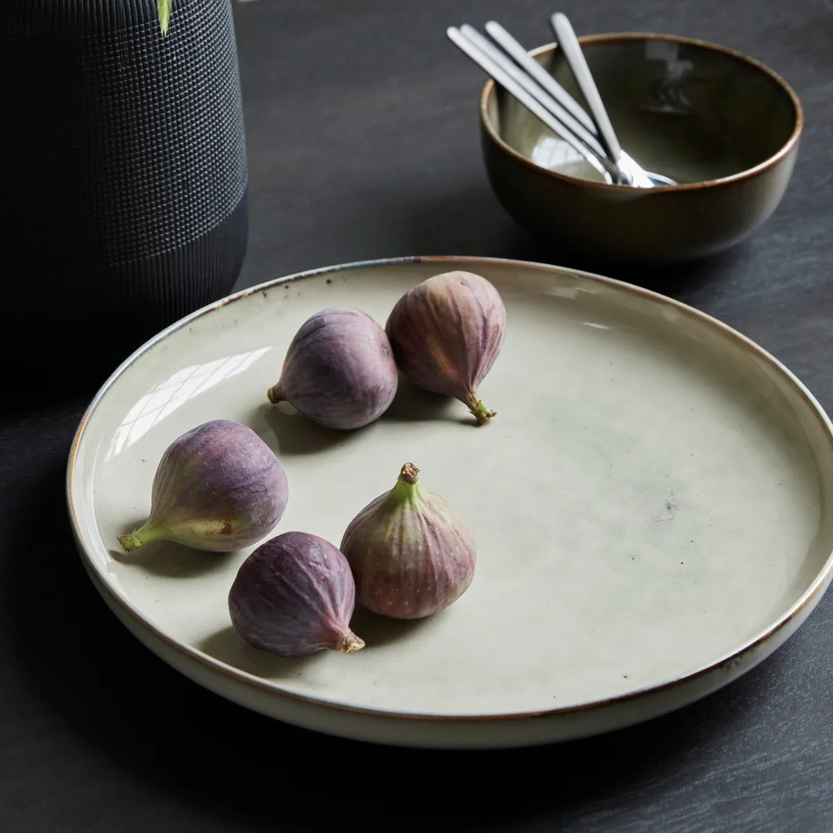 Lake serveringsfad Ø30 cm, Grå House Doctor