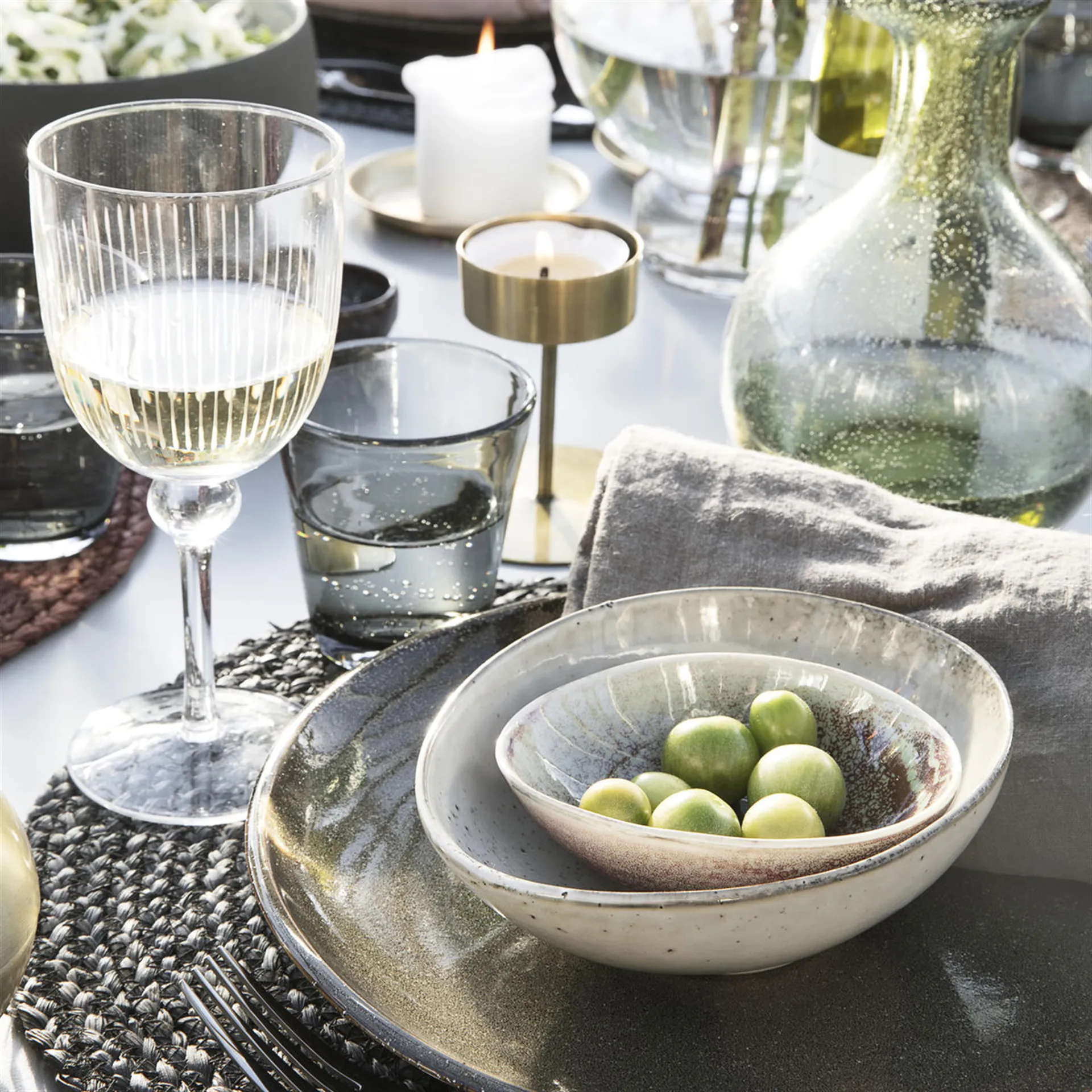 Lake skål grå, 16.8 cm House Doctor