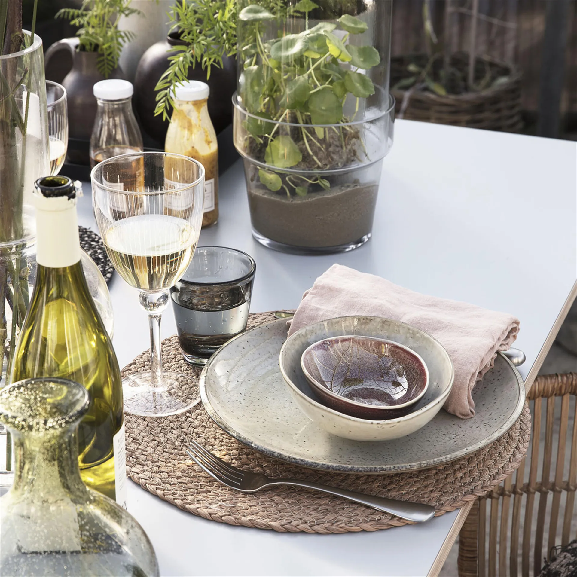 Lake tallerken grå, 21.4 cm House Doctor