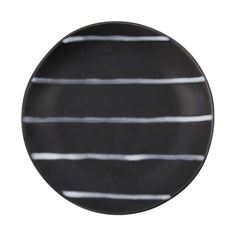 Line asiet Ø19,5 cm, Sort-brun House Doctor