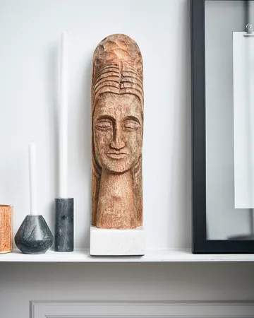 Mindful kunstværk 36 cm - Natur - House Doctor