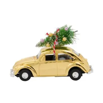 MINI Xmas car juledekoration, Guld House Doctor