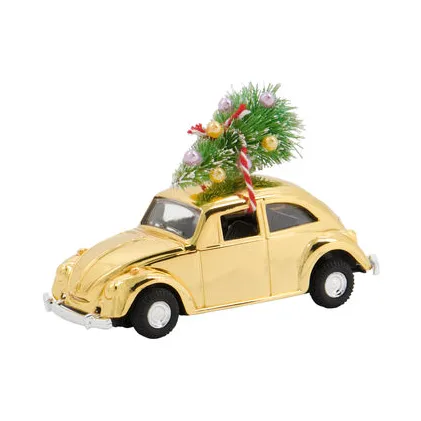 MINI Xmas car juledekoration, Guld House Doctor