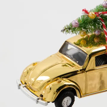 MINI Xmas car juledekoration - Guld - House Doctor