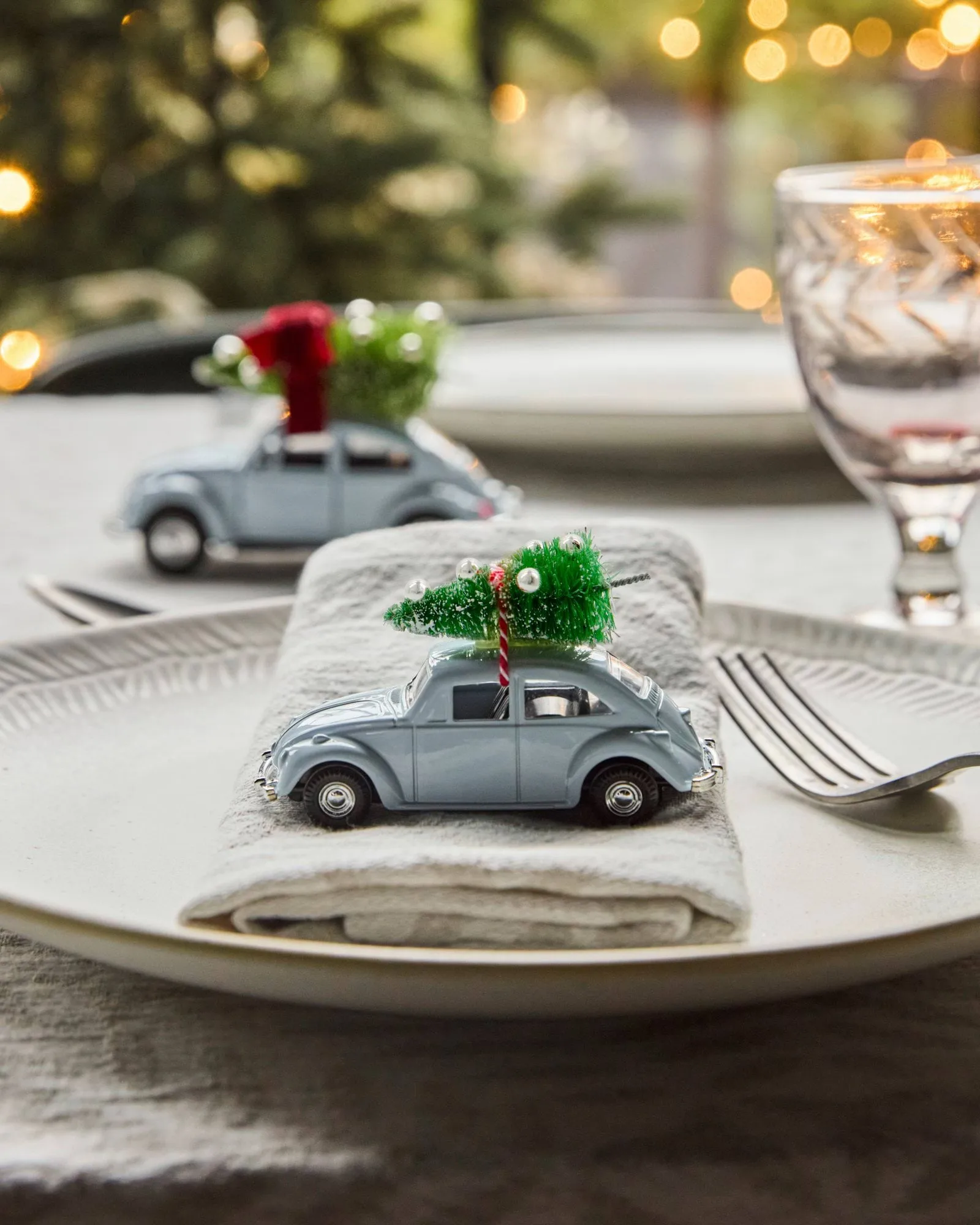 MINI Xmas car juledekoration, Lyseblå House Doctor