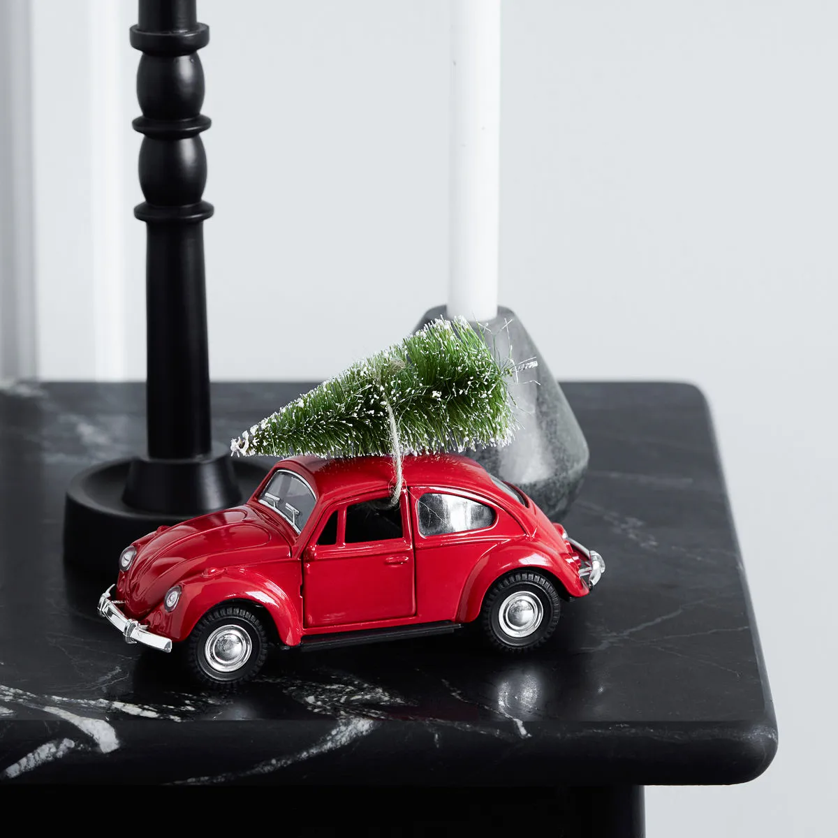 MINI Xmas car juledekoration, Rød House Doctor