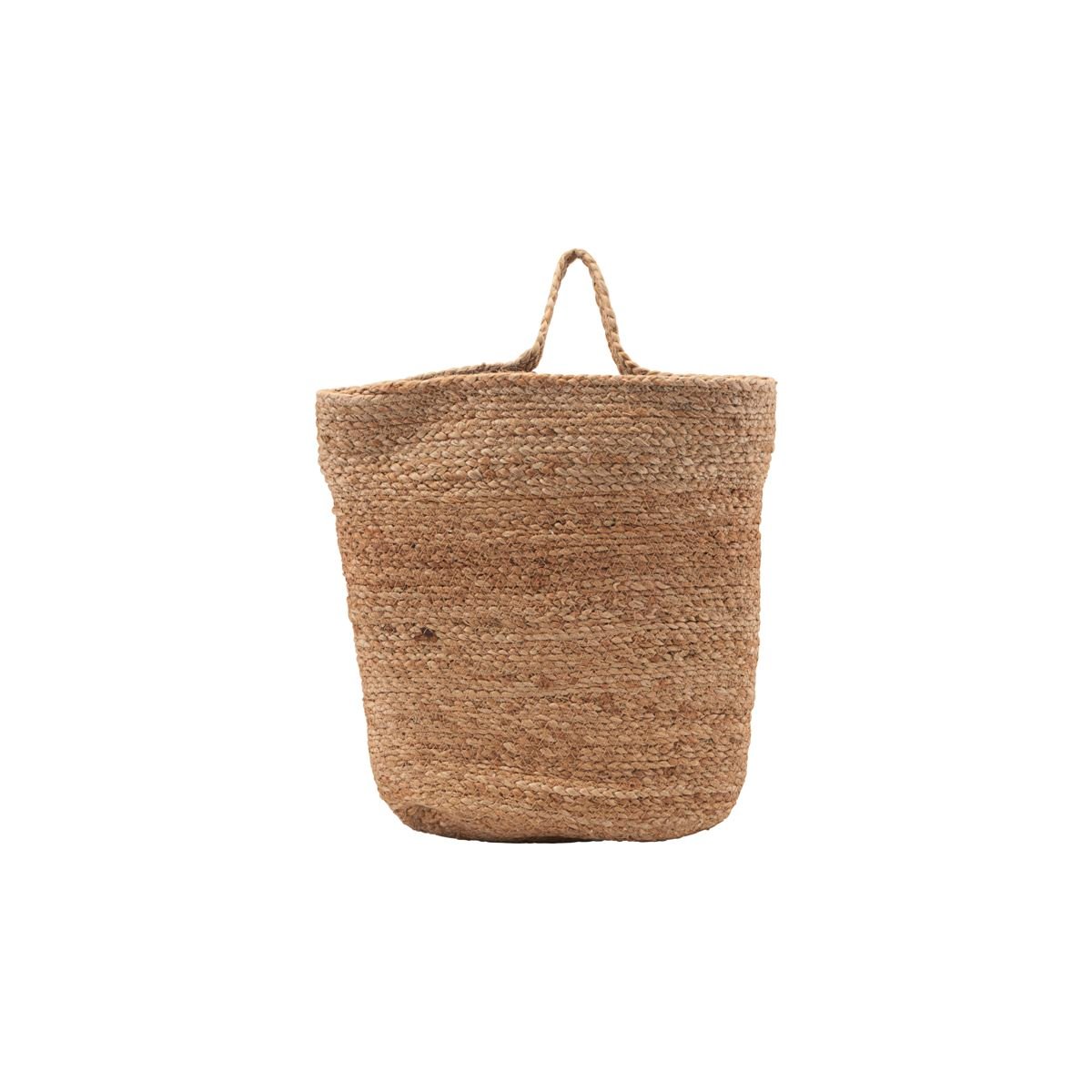 House Doctor Mira opbevaringskurv Ø32x40 cm Jute | Skandinavisk Design | Opbevaringskurve | Beige