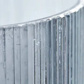 Mirr fyrfadslysholder 19 cm - Frostgrå - House Doctor