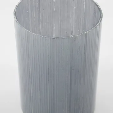 Mirr fyrfadslysholder 19 cm - Frostgrå - House Doctor