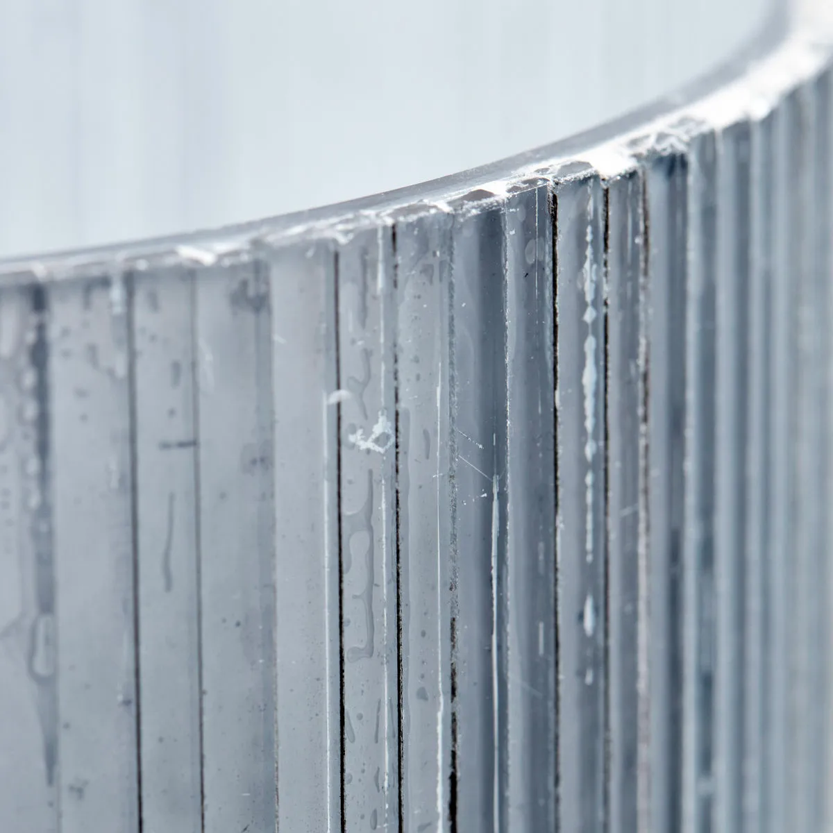 Mirr fyrfadslysholder 7,5 cm, Frostgrå House Doctor