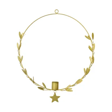 Mistel lysestage Ø25 cm - Messing - House Doctor