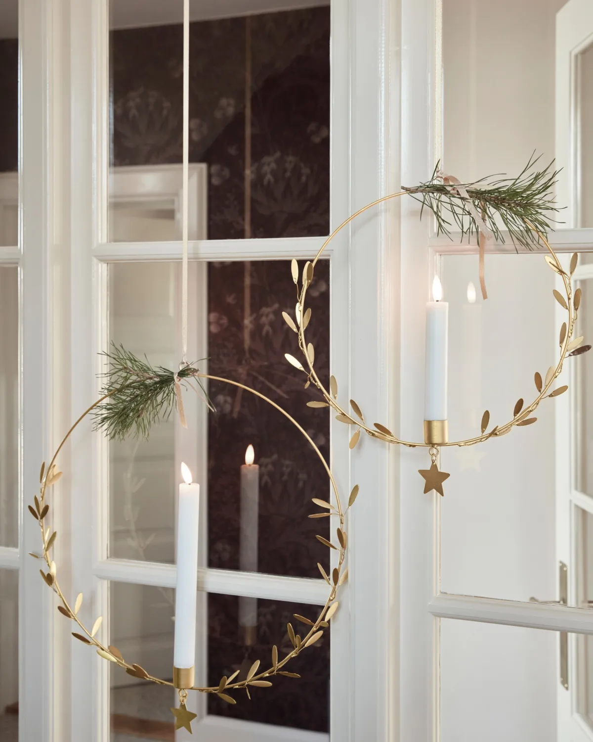 Mistel lysestage Ø25 cm, Messing House Doctor