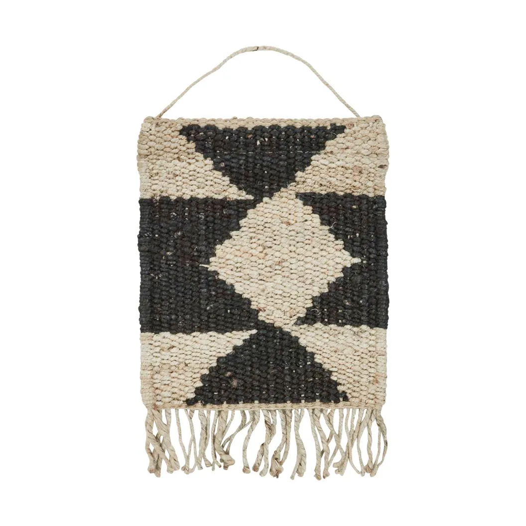 Murro vægdekoration 35x50 cm, Sort-natur House Doctor